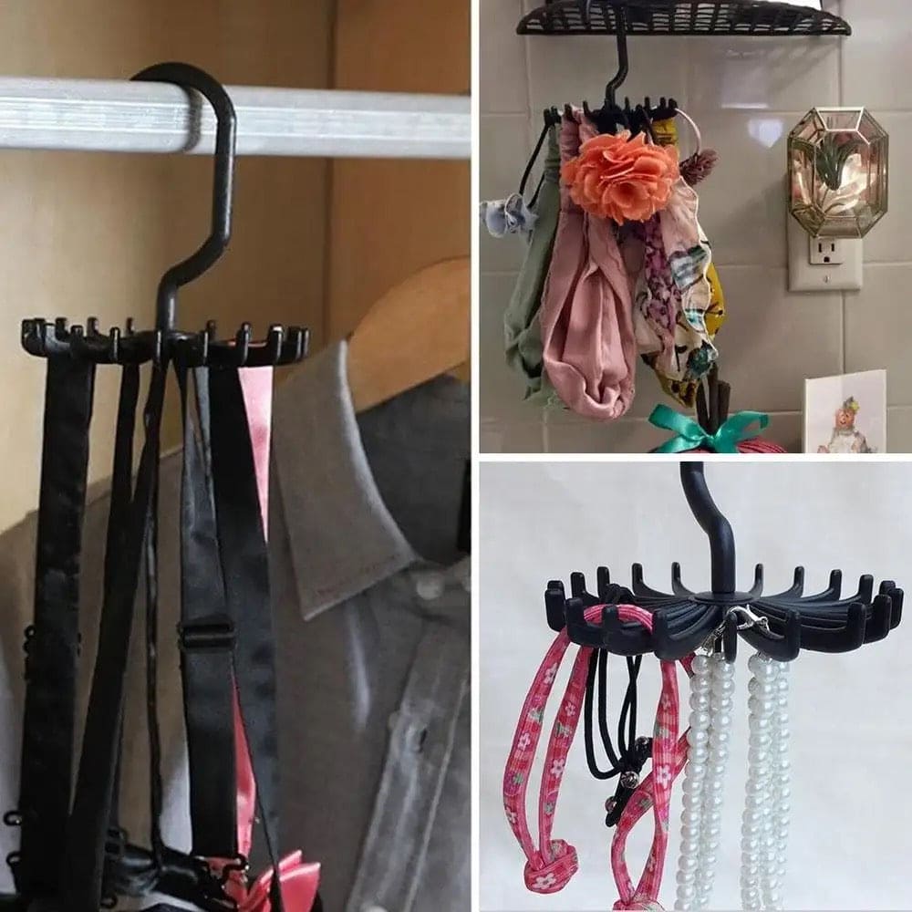 Tie Hanger, Twirl Tie Rack Holder, 20 Claw Rotating Scarf Hangers, Belt Scarves Hooks Hanger, Clothing Accessory Hanging Hook, Adjustable Tie Racks for Closet Organizer, Plastic Portable Tie Rack For Closets Tie Hanger, Twirl Tie Rack Holder, 20 Claw Rotating Scarf Hangers, Belt Scarves Hooks Hanger, Clothing Accessory Hanging Hook, Adjustable Tie Racks for Closet Organizer, Plastic Portable Tie Rack For Closets